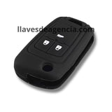 Protector silicón negro llave abatible Chevrolet Cruze Sonic 3 botones con cajuela