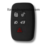 Protector de silicona para llave presencia Land Rover 5 botones: abrir, cerrar, luces de aproximación, cajuela y pánico