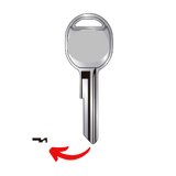 Llave virgen American Motors bronce níquel AM-71 A71 AMM-2 sin chip transponder compatible AMC Jeep para cerrajeros profesionales