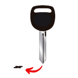 Llave virgen Chevrolet General Motors bronce níquel GGM-102P B102GP GM-39P sin chip transponder compatible Silverado Cheyenne Suburban Kenworth 750679 para cerrajeros profesionales