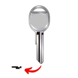 Llave virgen Chevrolet General Motors bronce níquel GGM-67 A67 GM-11 sin chip transponder compatible Silverado Cheyenne Suburban Tahoe Avalanche para cerrajeros profesionales