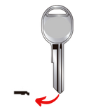 Llave virgen Chevrolet General Motors bronce níquel GGM-73 A73 GM-12 sin chip transponder compatible Silverado Cheyenne Suburban Tahoe Avalanche para cerrajeros profesionales