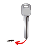 Llave virgen Chevrolet General Motors bronce níquel GGM-89 A89 GM-14 sin chip transponder compatible Silverado Cheyenne Suburban Tahoe Avalanche para cerrajeros profesionales