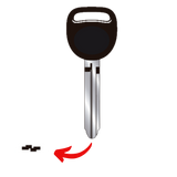 Llave virgen Chevrolet General Motors bronce níquel GGM-94P GM-38P sin chip transponder compatible Silverado Cheyenne Suburban Tahoe Avalanche para cerrajeros profesionales