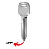 Llave virgen Chevrolet General Motors bronce níquel GGMM-89S A89S GM-25 sin chip transponder compatible Silverado Cheyenne Suburban Tahoe Avalanche para cerrajeros profesionales