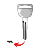 Llave virgen Honda bronce níquel HO-33 HD103 HOND-15 sin chip transponder compatible Accord Civic CR-V Odyssey Pilot para cerrajeros profesionales