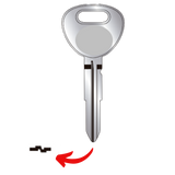 Llave virgen Hyundai bronce níquel HY-28D HY-5 sin chip transponder compatible Atos Athos Accent para cerrajeros profesionales