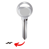 Llave virgen Mazda bronce níquel MAZ-21C EX21C MAZ-31 sin chip transponder compatible Mazda 3 6 CX-5 CX-7 CX-9 para cerrajeros profesionales