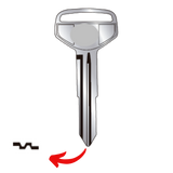 Llave virgen Mitsubishi bronce níquel MIT-22C EX22 MIT-13D sin chip transponder compatible Lancer Outlander Montero Eclipse Galant para cerrajeros profesionales