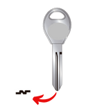 Llave virgen Nissan bronce níquel NI-91 A91 DAT-16 sin chip transponder compatible Sentra Versa Altima Tsuru Tiida March para cerrajeros profesionales