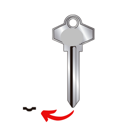 Llave virgen SCHLAGE SC-1 fabricada en bronce con cubierta de níquel, compatible con Austral SC-1, Alba S1 y JMA SLG-1 para candados y cerraduras cilindro, requiere corte por cerrajero profesional