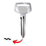 Llave virgen Toyota bronce níquel TOY-22 EX22 TOYO-20D sin chip transponder compatible Corolla Camry Hilux RAV4 Yaris para cerrajeros profesionales