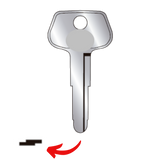 Llave virgen Toyota bronce níquel TOY-74C A74C TOYO-14 sin chip transponder compatible Corolla Camry Hilux RAV4 Yaris Tacoma para cerrajeros profesionales