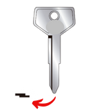 Llave virgen Toyota bronce níquel TOY-74L A74L TOYO-12 sin chip transponder compatible Corolla Camry Hilux RAV4 Yaris Tacoma para cerrajeros profesionales